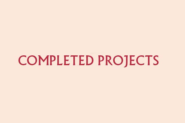 completed projects
